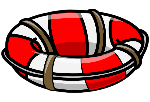 life preserver: Red Life Buoy