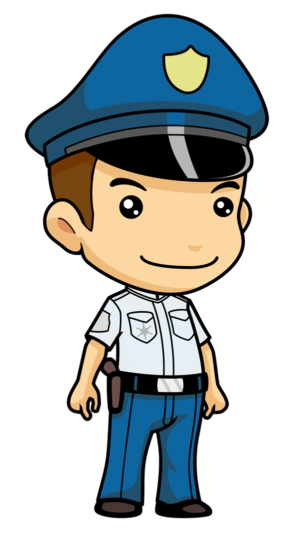 Free Cartoon Police Officer C - Policeman Clip Art