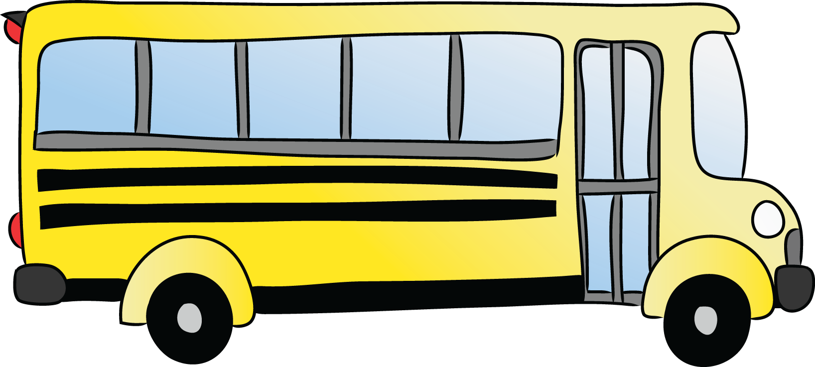 Free Cartoon School Bus Clip  - School Bus Clipart Free