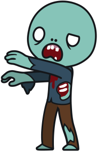 Free Cartoon Zombie Clip Art · zombie18