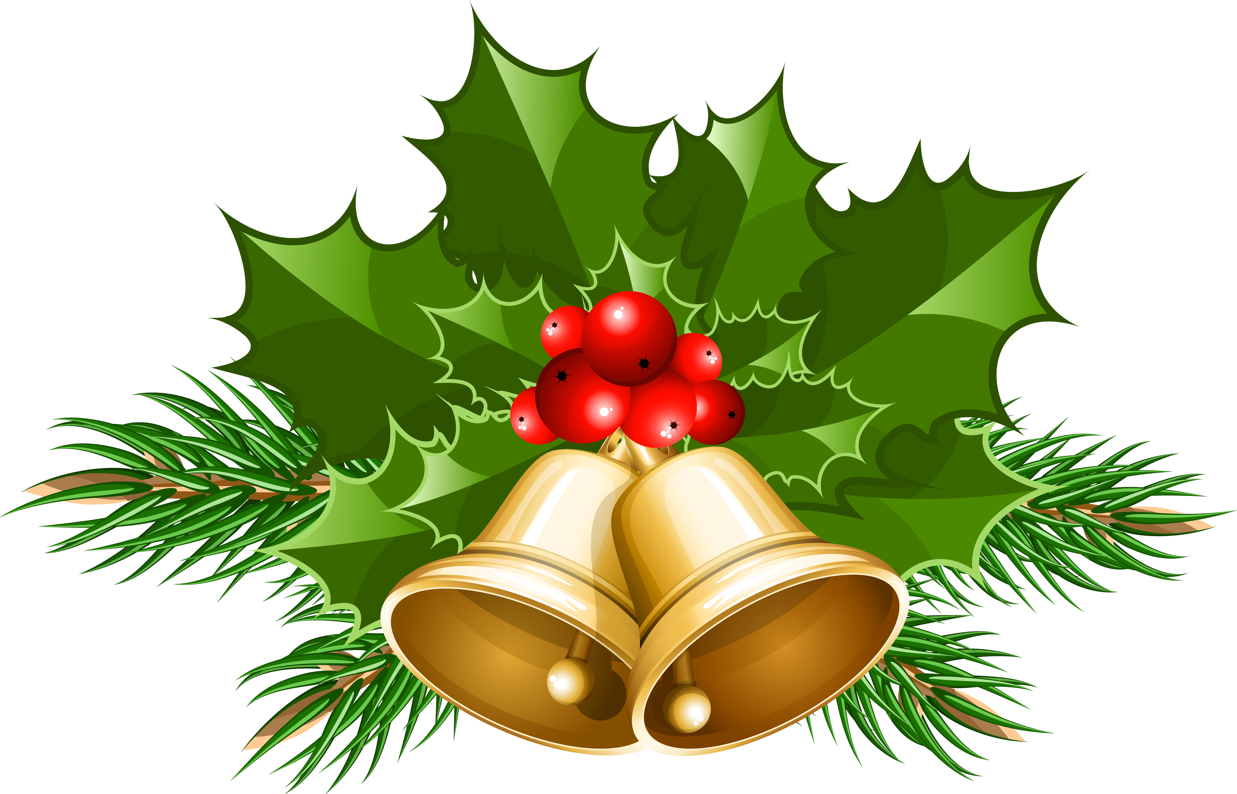 Free Christmas Bell Clipart.  - Christmas Bell Clipart