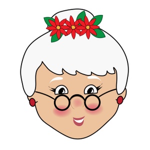 Free Christmas Clip Art Image: Mrs Claus