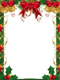 Free christmas clipart borders .