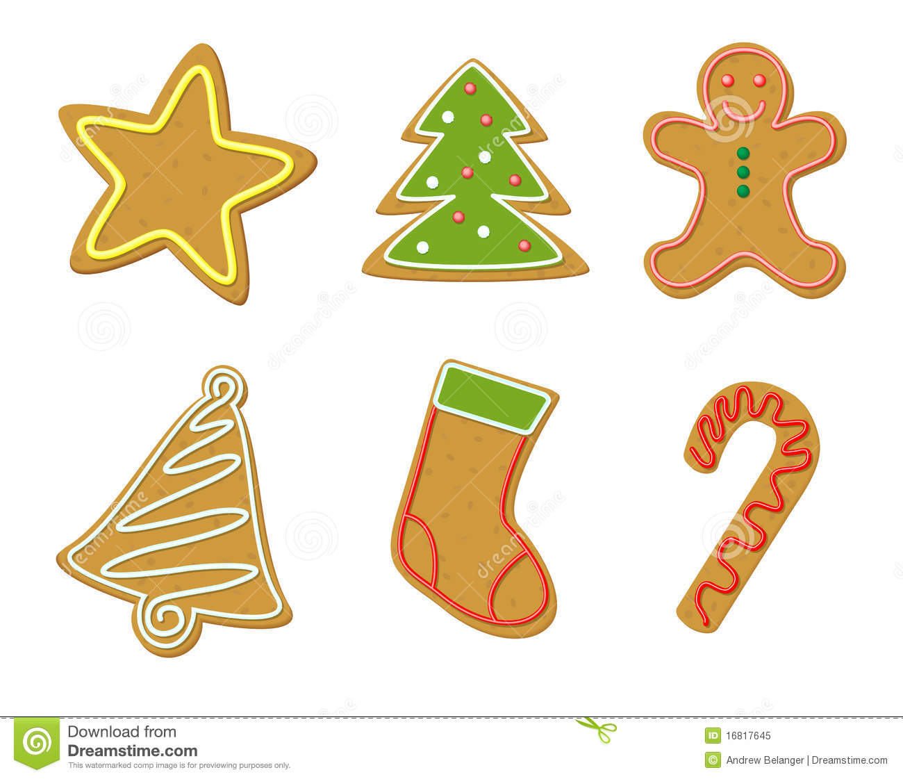 Christmas cookies clipart - C