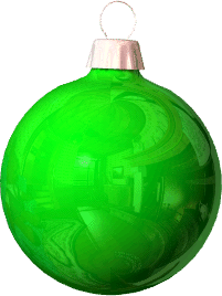 This simple green Christmas o