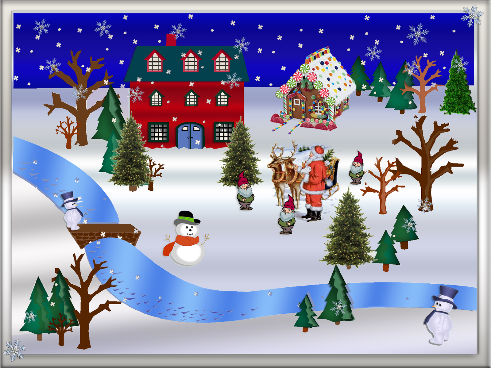 Free Christmas Scenes Clipart. preview-8-39176 .