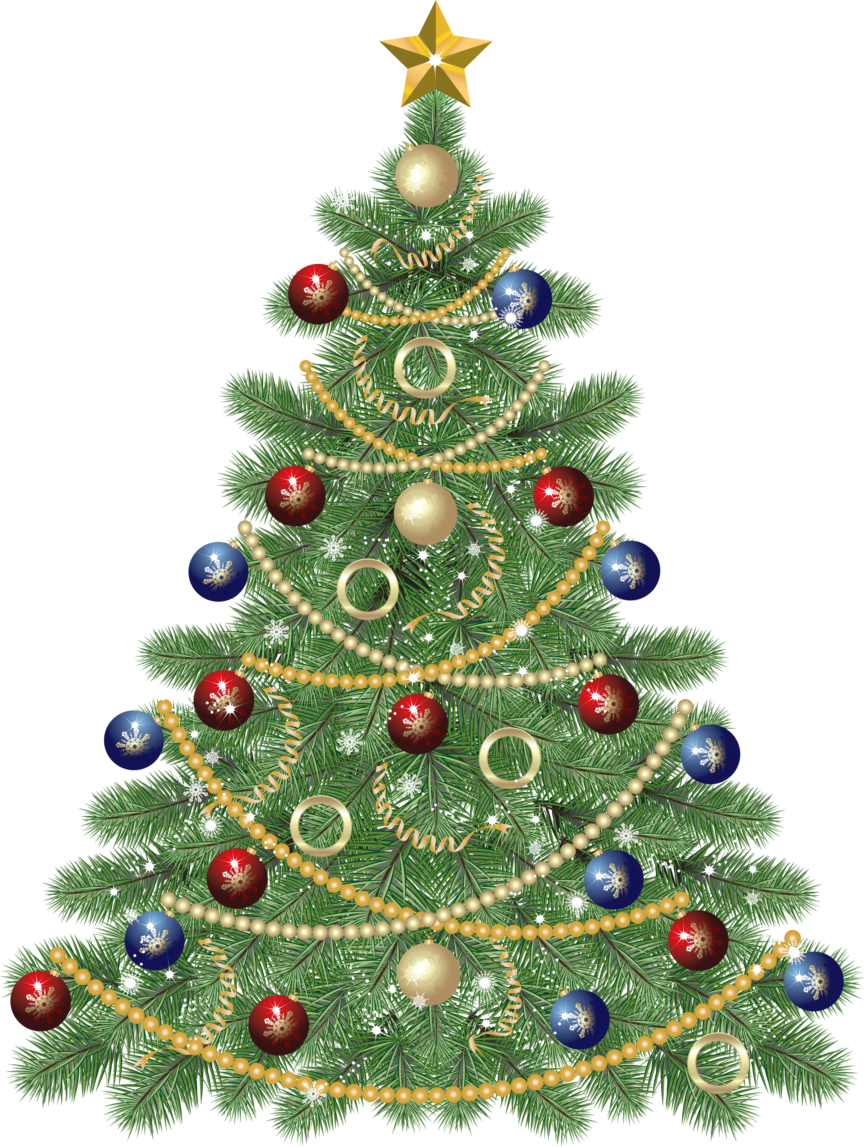 Christmas tree free clip art 