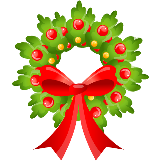13 Holiday Wreath Clip Art Fr