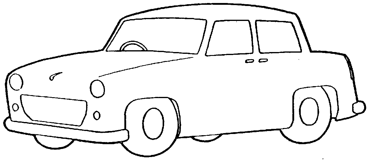 Free clip art animated car .