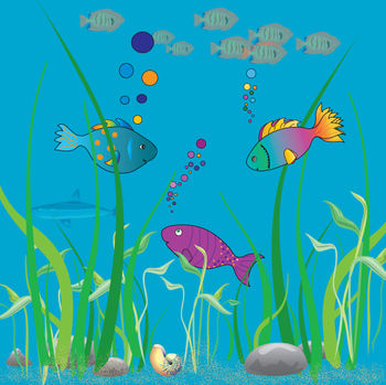 Free Clip Art Image of an . - Underwater Clip Art