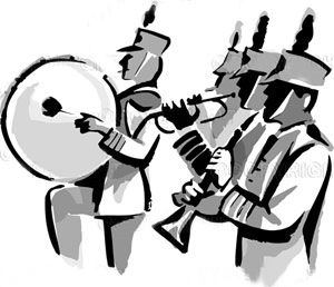 free clip art marching band | Marching Band Animated