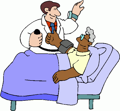 Free Clip Art Nurse And Patie - Patient Clipart