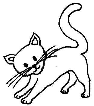 Free Clip Art Of Cats - Clipart Of Cat