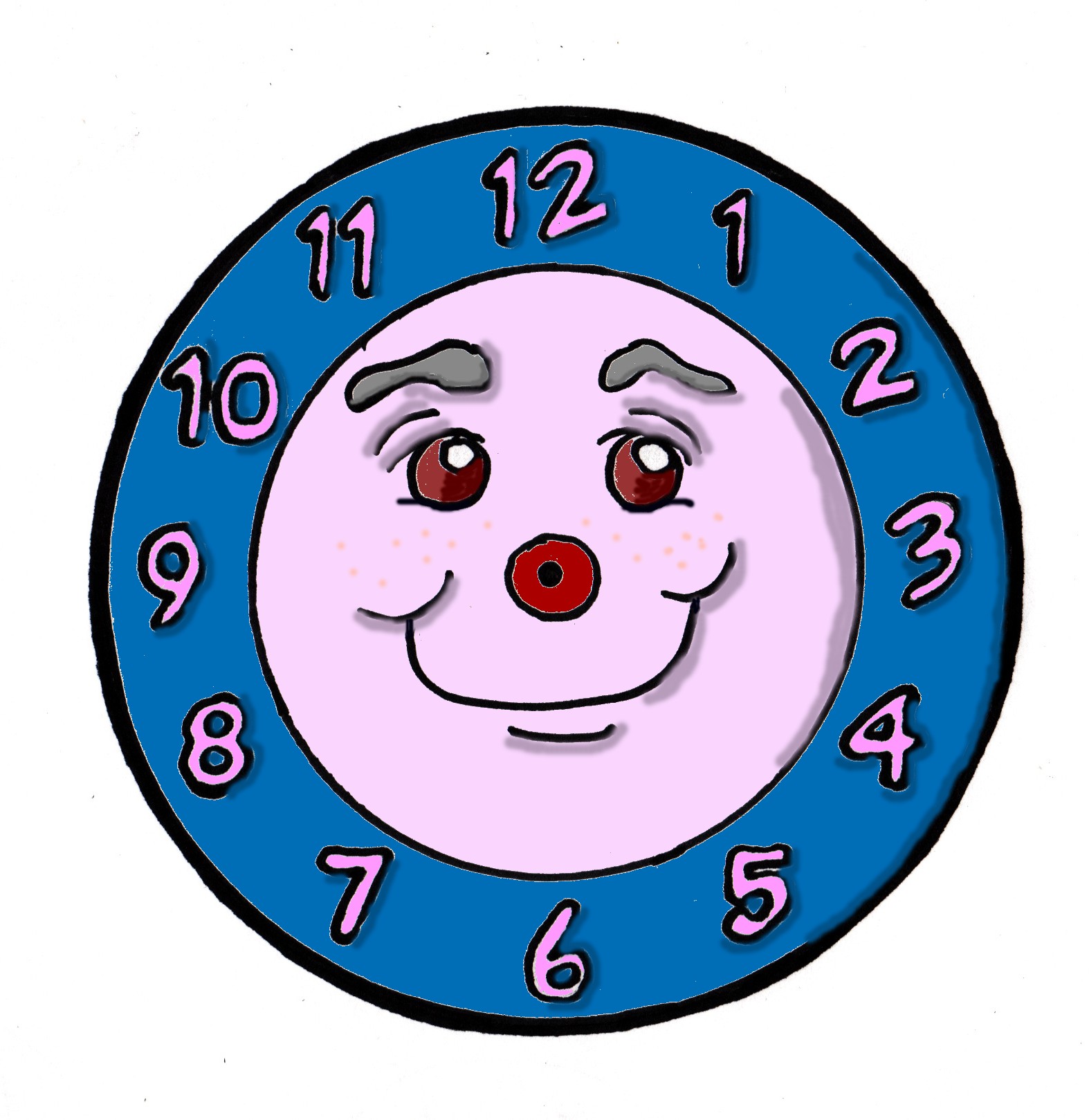 Free clipart clock face - . - Clock Face Clipart