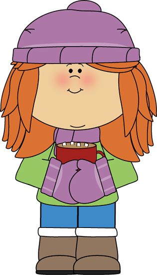 free clipart for teachers clothing | ... - girl dressed in warm winter clothing
