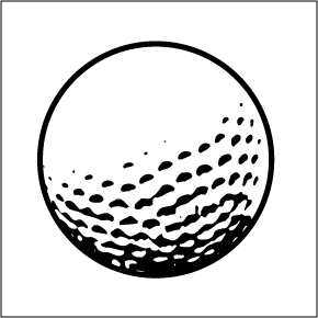 Free clipart images golf ball 3