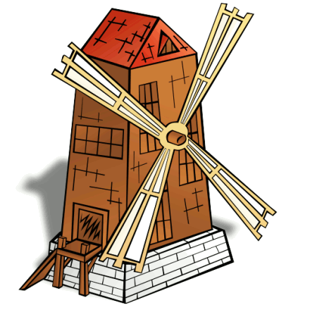 Free Clipart Of Windmill Clip - Windmill Clipart