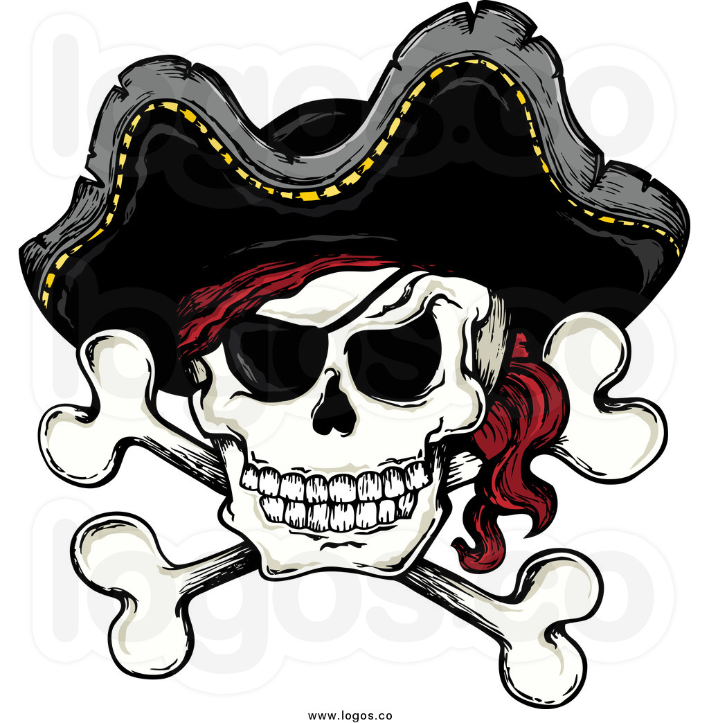 Clip Art Pirate Skull Theme 1