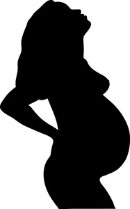 ... Free clipart pregnant woman silhouette ...
