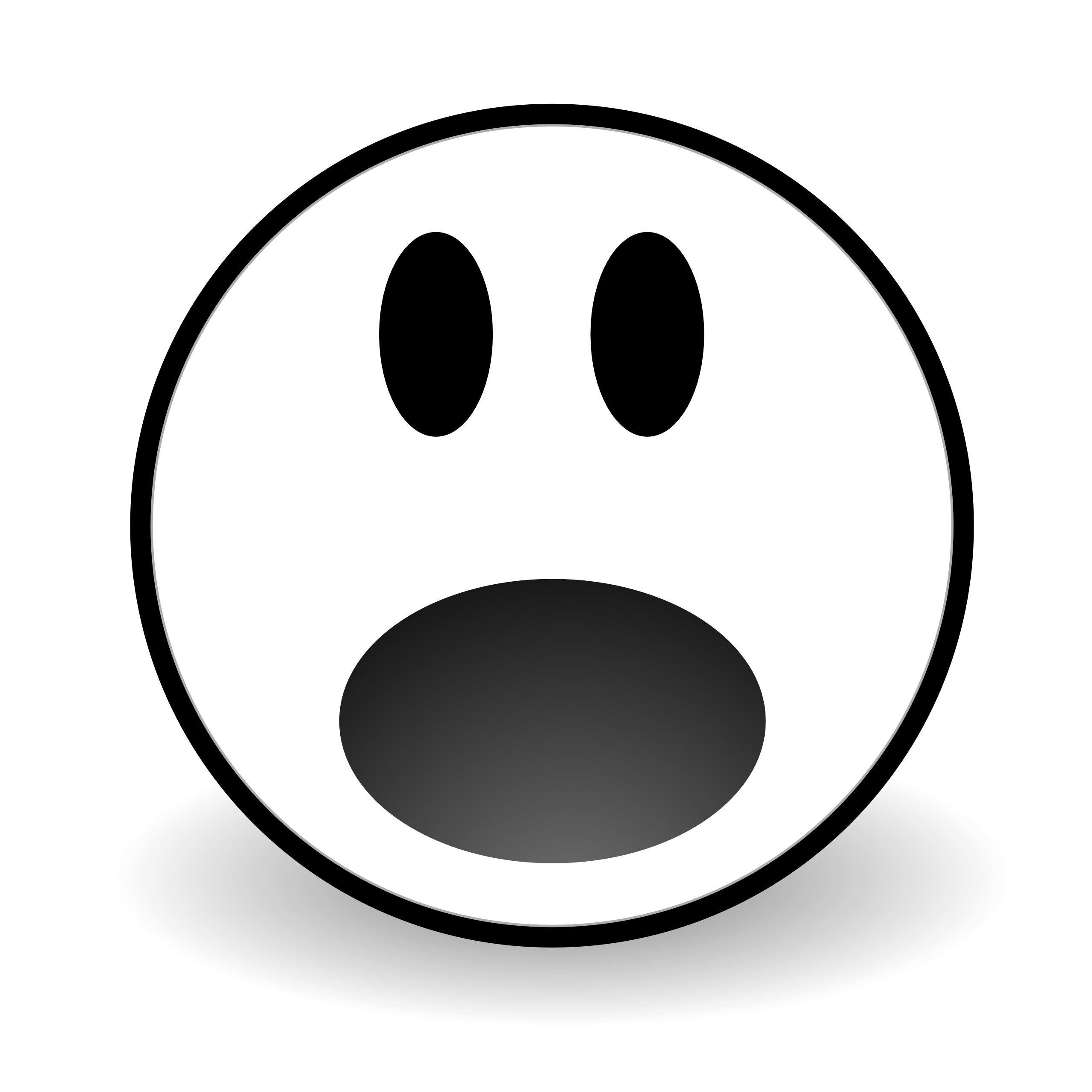 Free clipart scared face - .