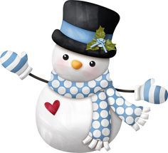 free clipart snowman - Google Search