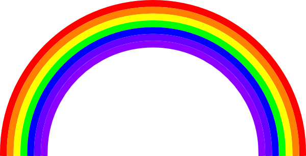Free Colorful Rainbow Clip Ar - Clip Art Rainbow