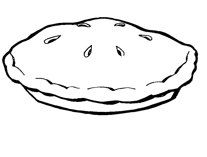 Free Coloring Pages Of Pasty u0026middot; Apple Pie Clipart