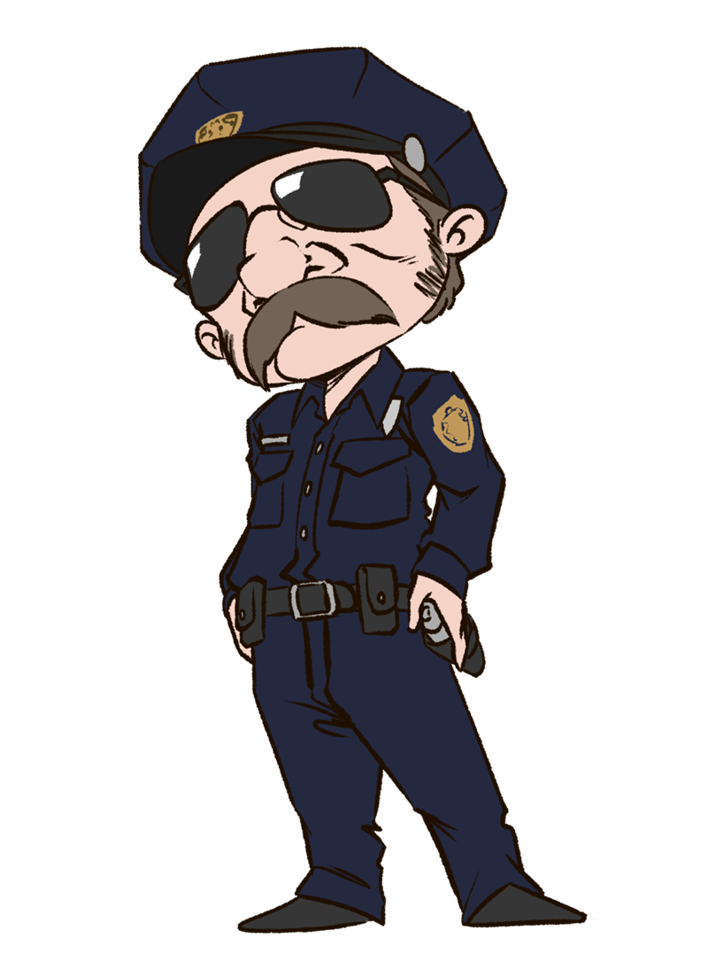 Free Cool Policeman Clip Art - Police Clip Art