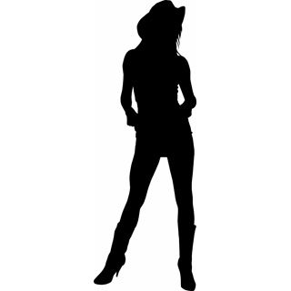 Cowgirl Silhouette Free .
