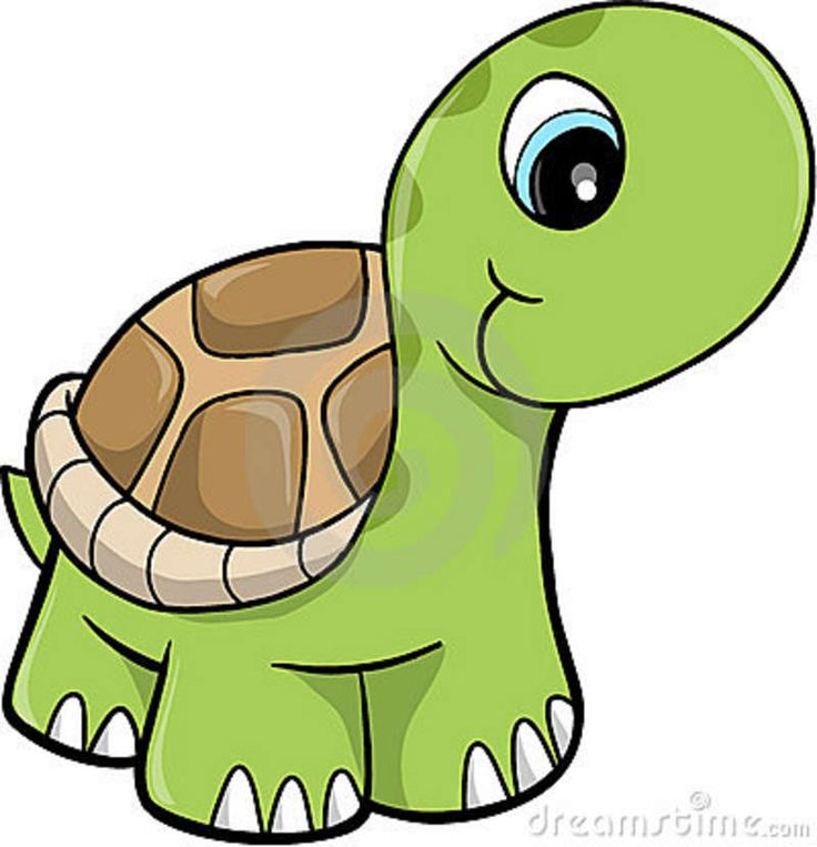 Free Cute Clip Art | Cute Safari Turtle Vector Illustration Royalty Free Stock Photos .