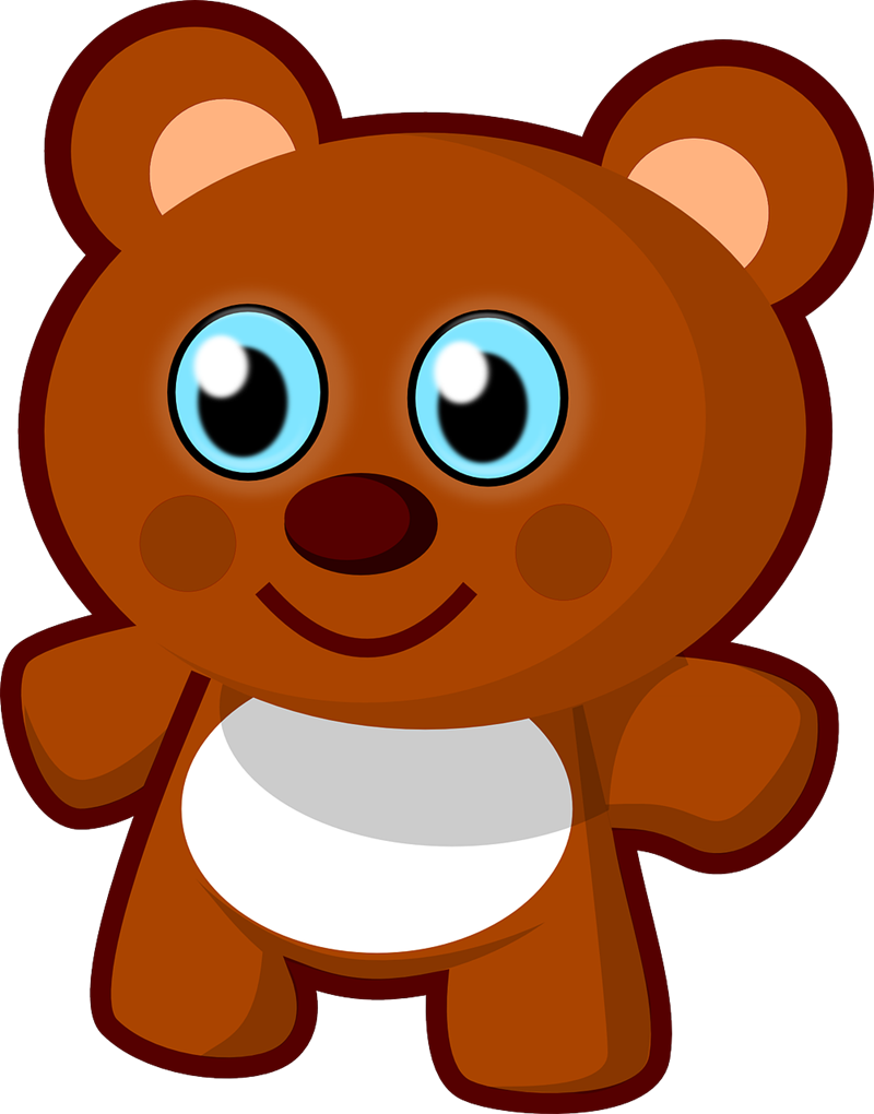 Free Cute Cuddly Teddy Bear Clip Art