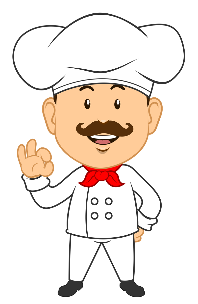 Free chef clipart graphics of