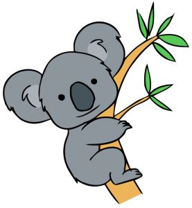 Free Cute Koala Clip Art - Clipart Koala