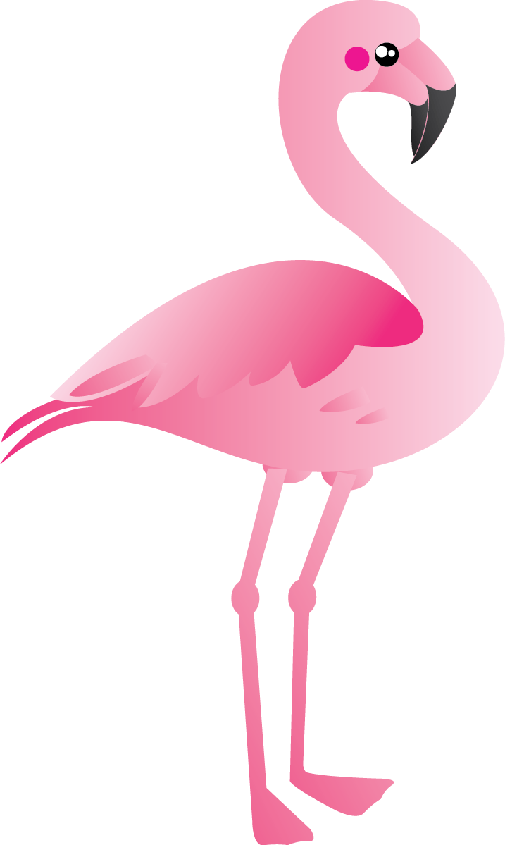 Free Cute Pink Flamingo Clip Art · flamingo11