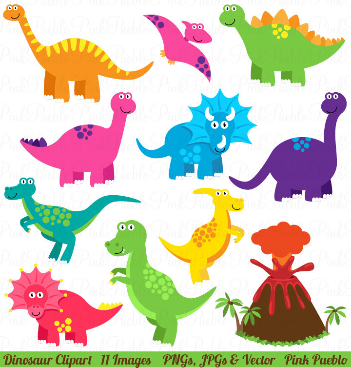 Dinosaurs clipart for kids