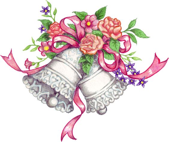free downloadable wedding clipart | Free Wedding Bells Graphic - Transparent PNG files and Paint Shop