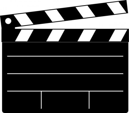 Movie Clapperboard and Movie 