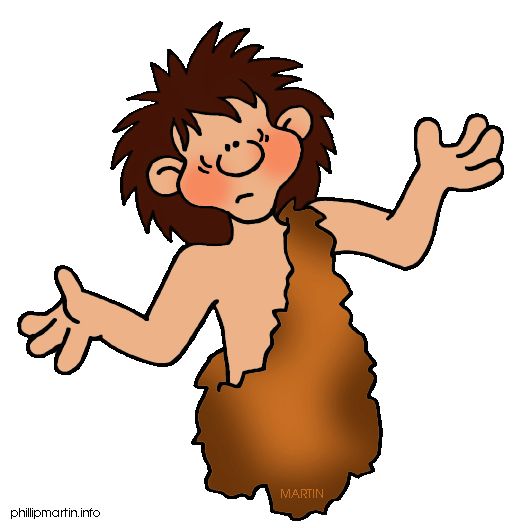 Free Early Human Clip Art by .