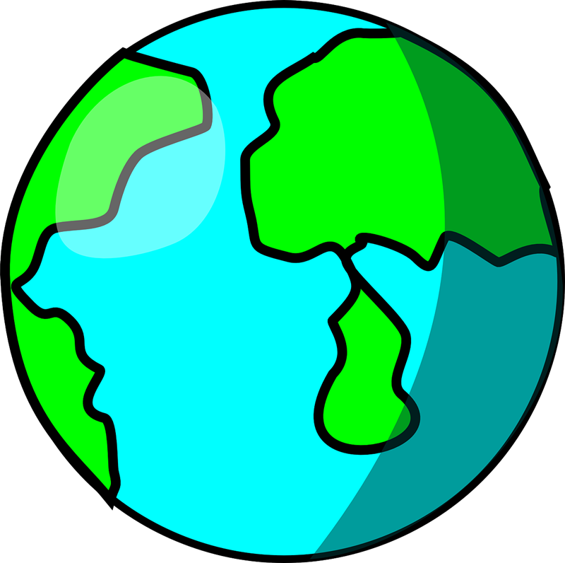 Smiling earth clipart free cl