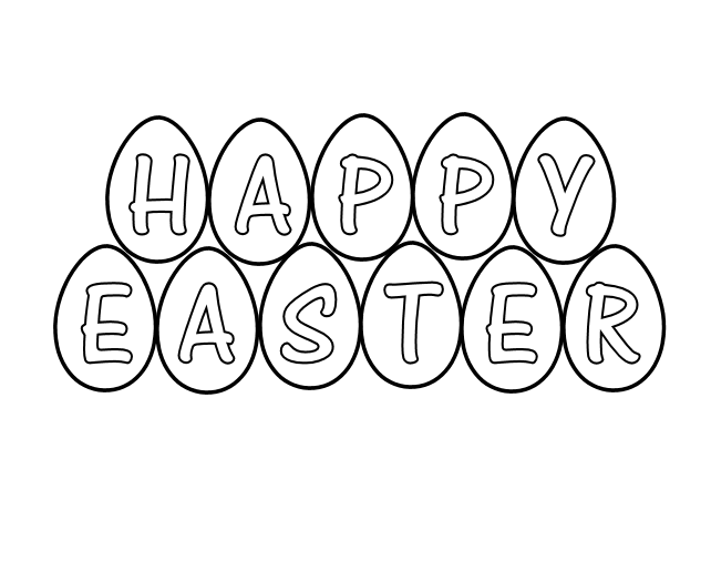 Free Easter Clip Art - Easter Clip Art Black And White
