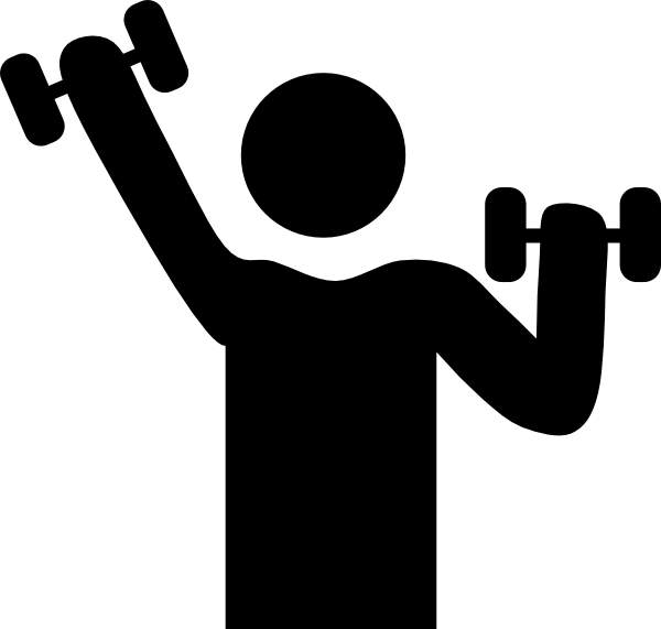 Exercise With Dumbbells Symbo