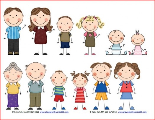 Free Family Members Clipart #1
