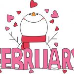 ... Free February Birthday Clipart February Clip Art Month Of February Snowman Love Clip Art Image Online ...