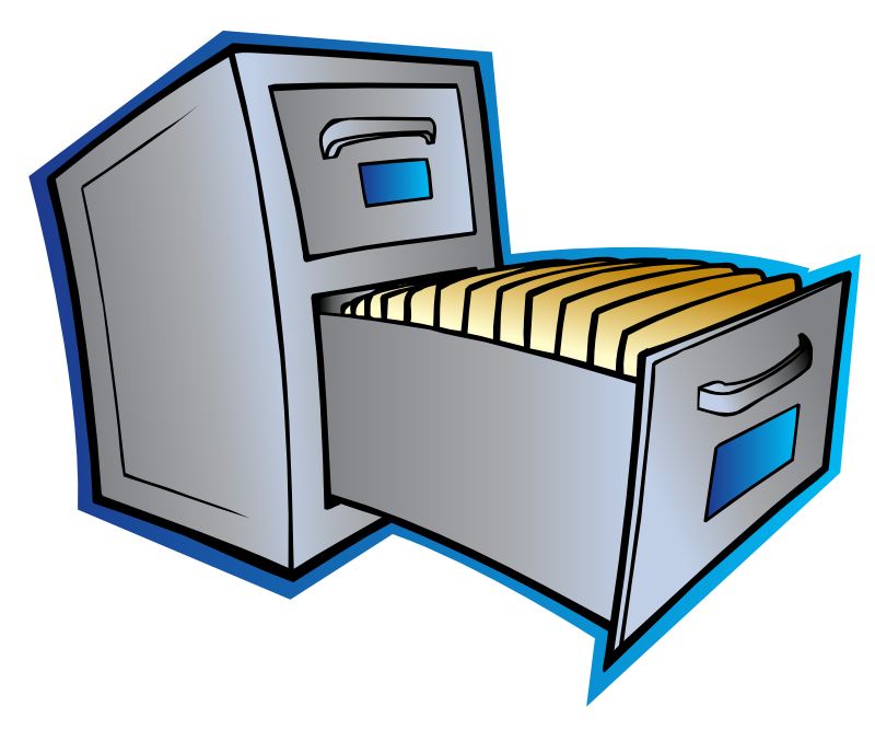 Free Filing Cabinet Clip Art - File Cabinet Clip Art