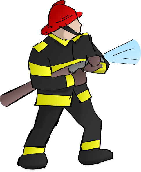 Girl Firefighter Cartoon | Cl