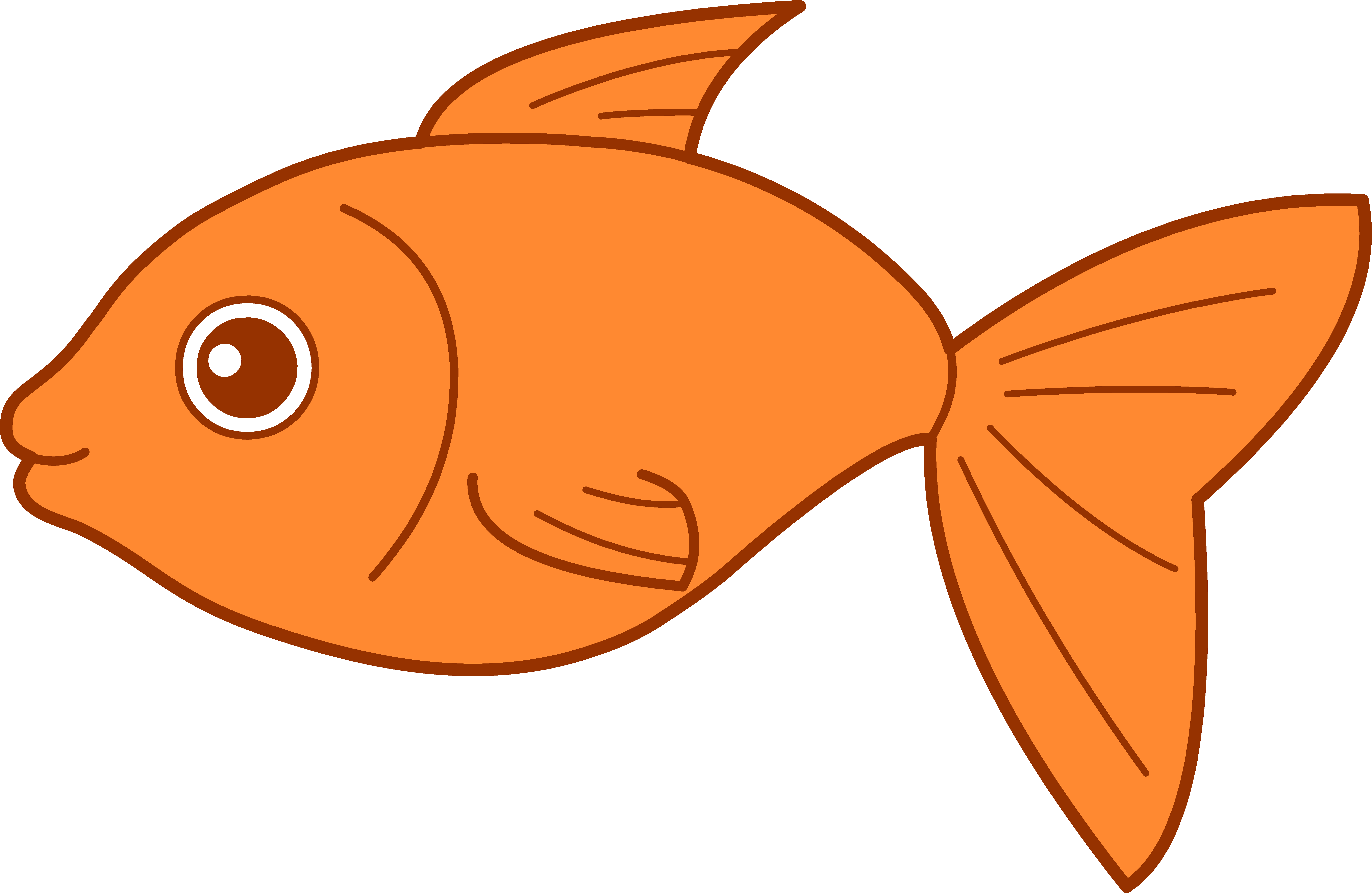 three colorful fish. Size: 57