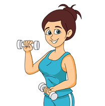 Free Fitness and Exercise Cli - Exercise Clipart