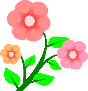 Free flower clip art graphics of flowers for layouts