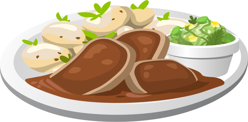 Free Food Clipart - Plate Of Food Clipart