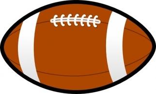 Outlined American Football .